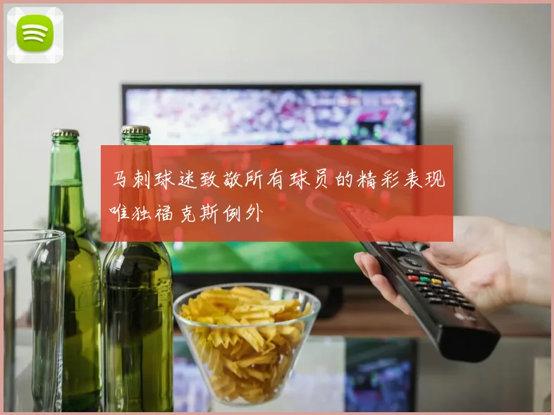 马刺球迷致敬所有球员的精彩表现唯独福克斯例外